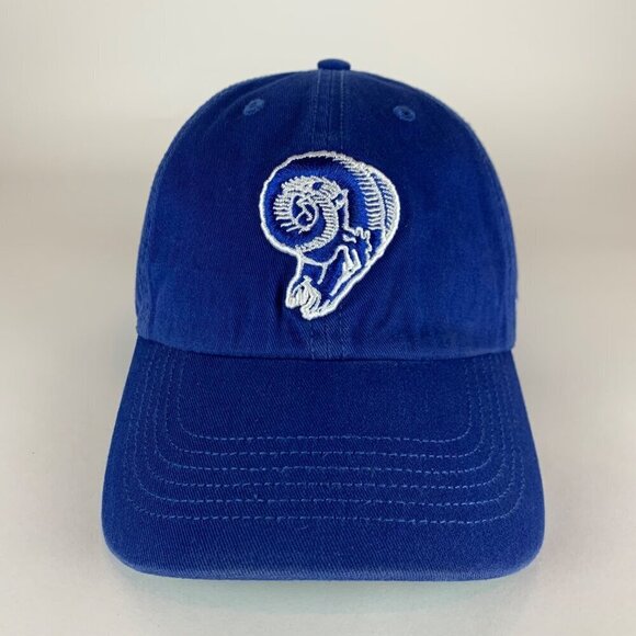 Los Angeles Rams NFL Retro Blue 47 Brand Franchise Fitted Hat Mens Large - Picture 2 of 5